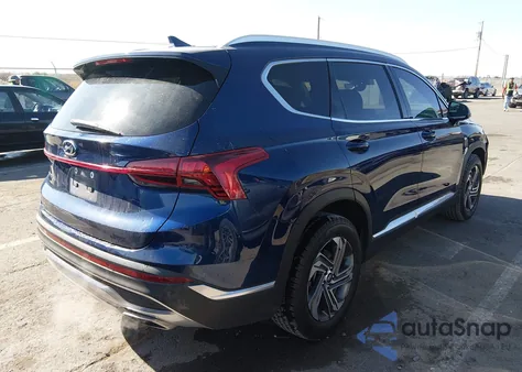 2021 Hyundai Santa Fe Sel from USA, damaged, VIN 5NMS24AJ2MH307015